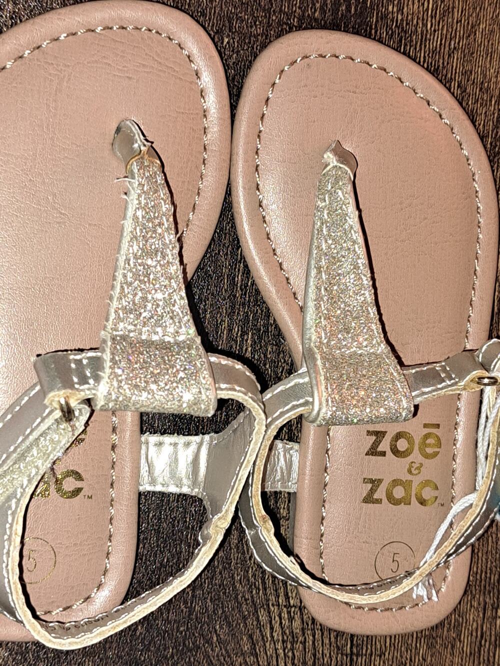 Girls Zoe and Zac Sandals Size 5
